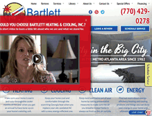 Tablet Screenshot of callbartlett.com